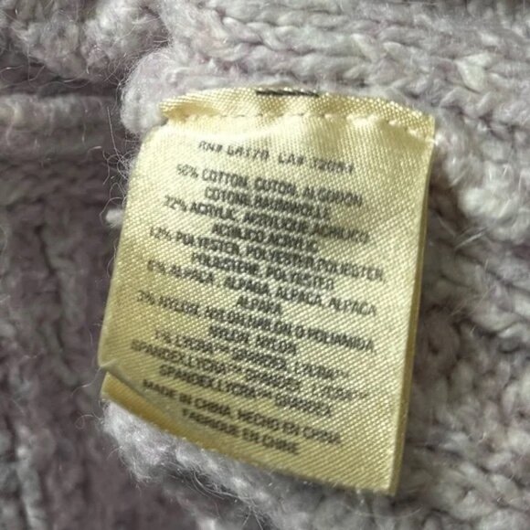 Anthropologie Angel of The North Knit Cardigan Sweater Lilac Pink Sz M Chunky - Picture 3 of 6